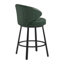 Tabouret de bar rotatif 26 po avec dossier à oreilles Matisse-126756156-126756157