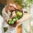 Rustic Wooden Basket Tray-216230558