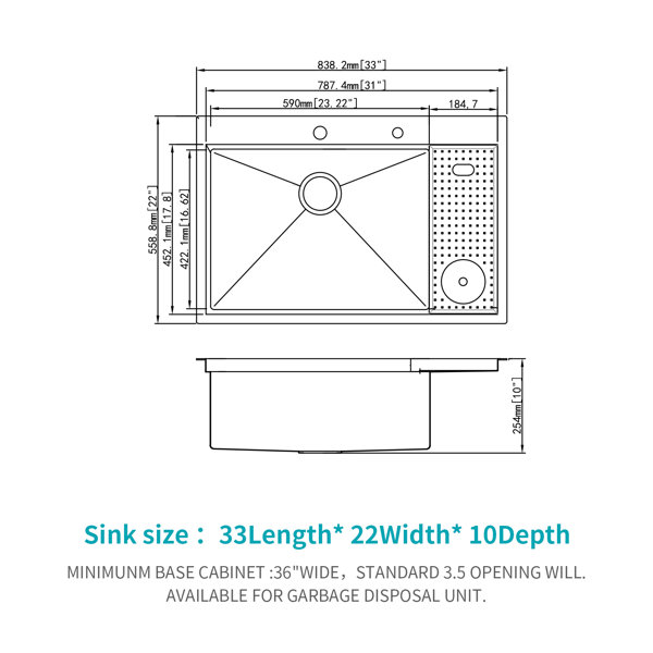 Dimensions du produit