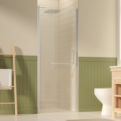 29-30-inch Frameless Pivot Shower Door