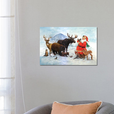 Jolly St. Nick by Giordano Studios - Wrapped Canvas Painting