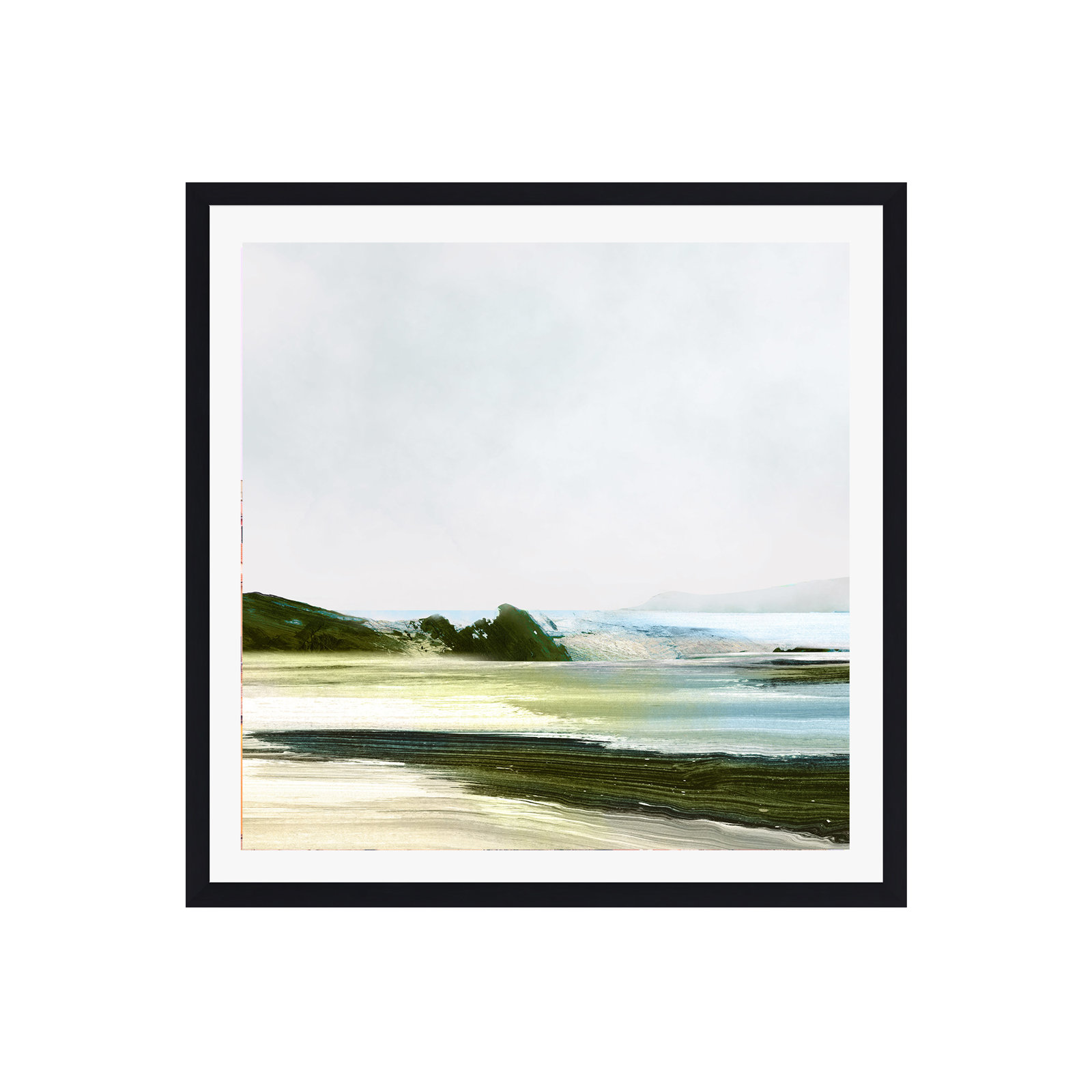 Padstow, Black Framed Paper, Yes, 12" H x 12" W x 0.75" D