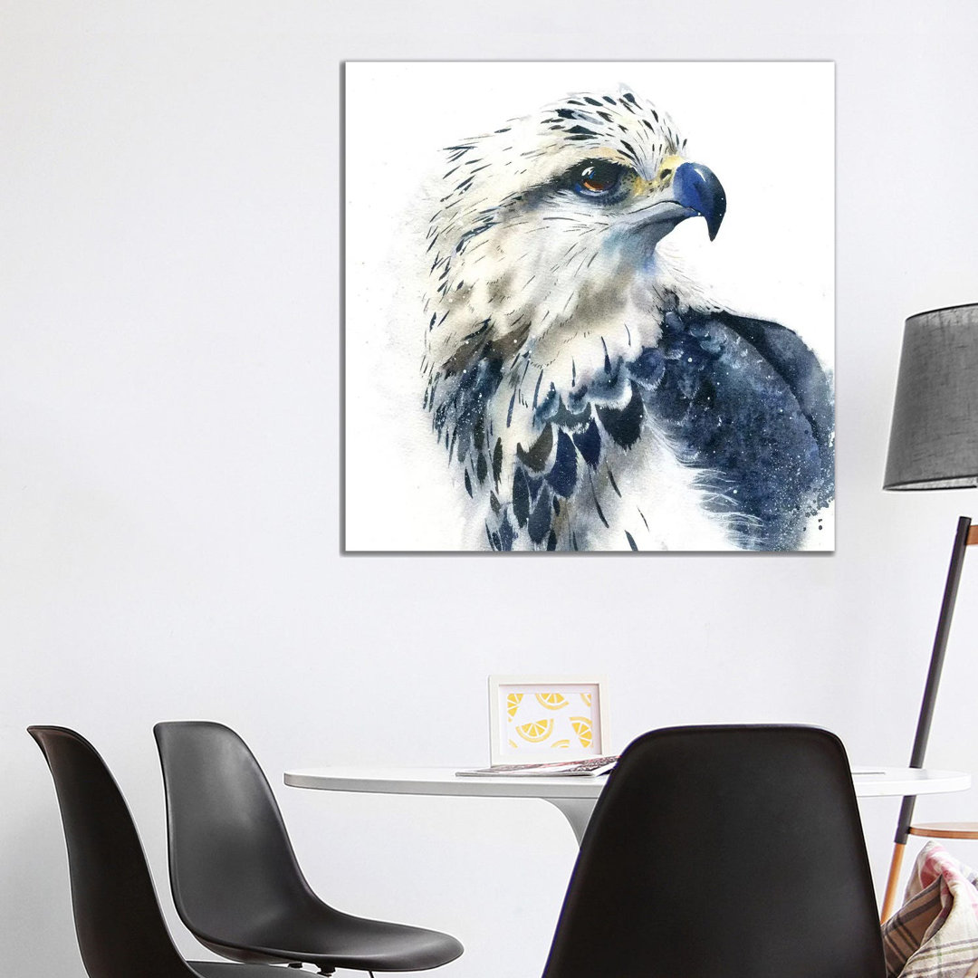 Hawk by Marina Ignatova - Wrapped Canvas Art Prints