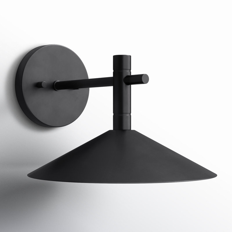 Watson - 10 Inch LED Wall Sconce - 3K/4K/5K CCT Selectable, Matte Black, Matte Black
