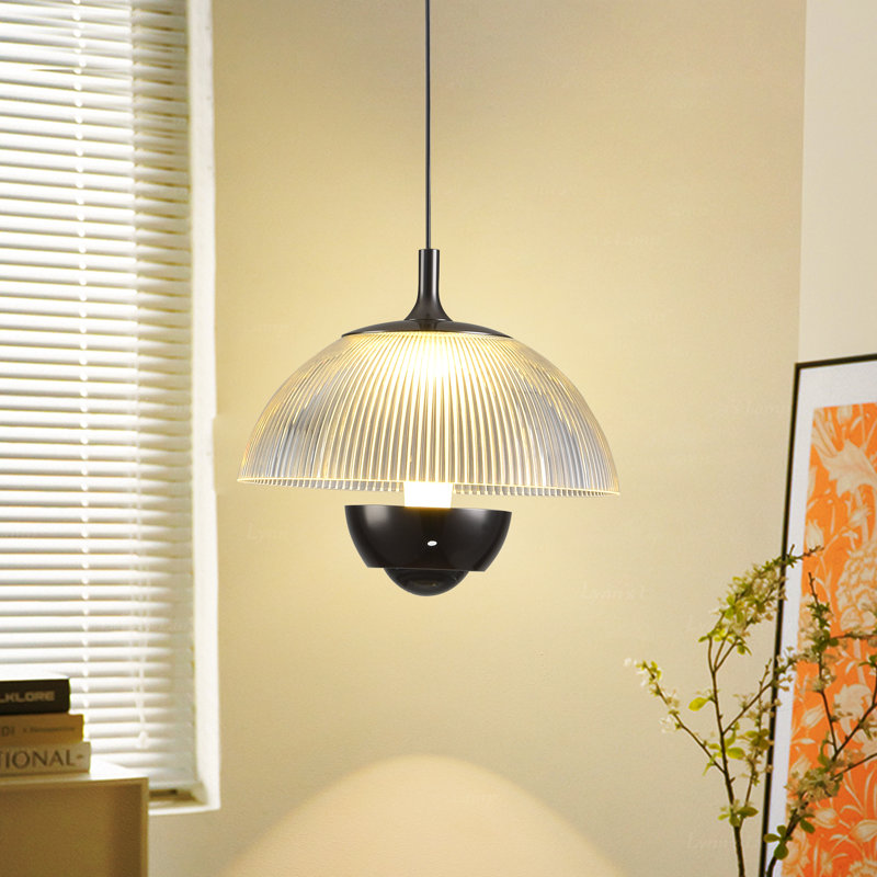 Luminaire suspendu simple à 1 lumière DEL