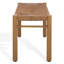 Indie Rattan Weaving Outdoor Bench