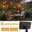 Alsie 920cm Solar Powered 27 - Bulb Festoon Lights String Light