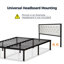 Full Bed Frame, 14 Inch Heavy Duty Metal Platform Bed Frame with 12.3 inch Under-Bed Storage, No Box Spring Needed, Noise-Free and Easy Assembly, Supports up to 770 lbs