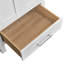 Meuble-lavabo autoportant 60 po avec comptoir simple en bois massif 60 po