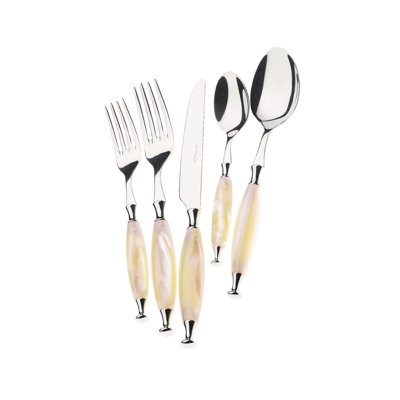 Country 5 - Piece Stainless Steel Flatware Set - Service for 1