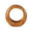 Sculpture brune en teck