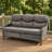 71" Outdoor Wicker Rattan Patio Sofa With 5" Thick Cushions-1471175656-1471989719