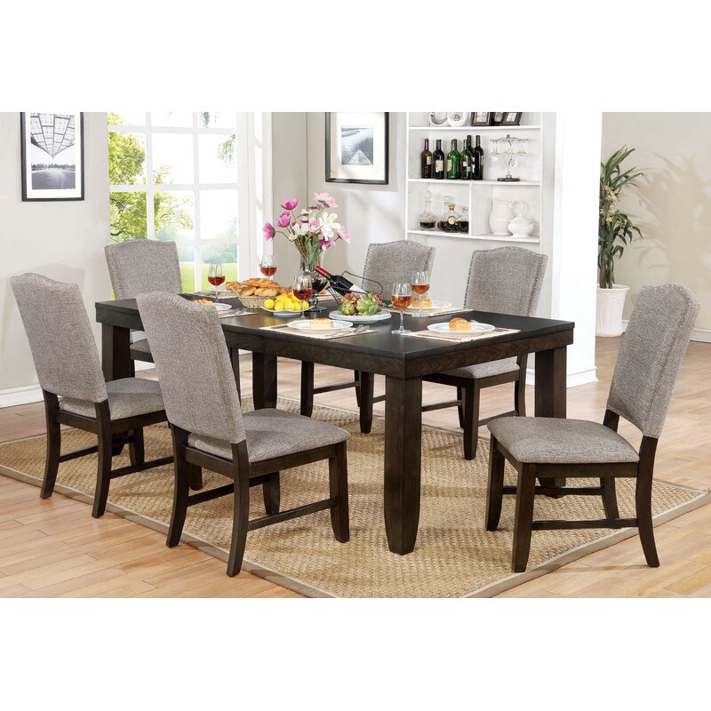 Charlton Home® Rayan 7 - Piece Extendable Dining Set & Reviews | Wayfair