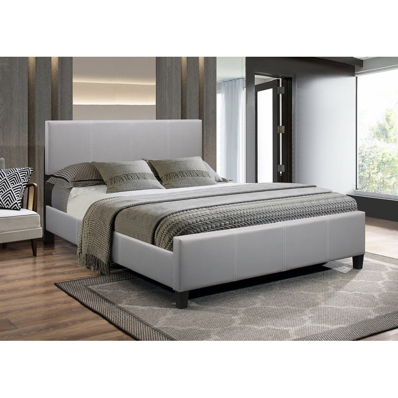Vegan Leather Bed, Twin