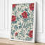 Red Roses and Foliage Botanical - Wrapped Canvas-518988523-518988524