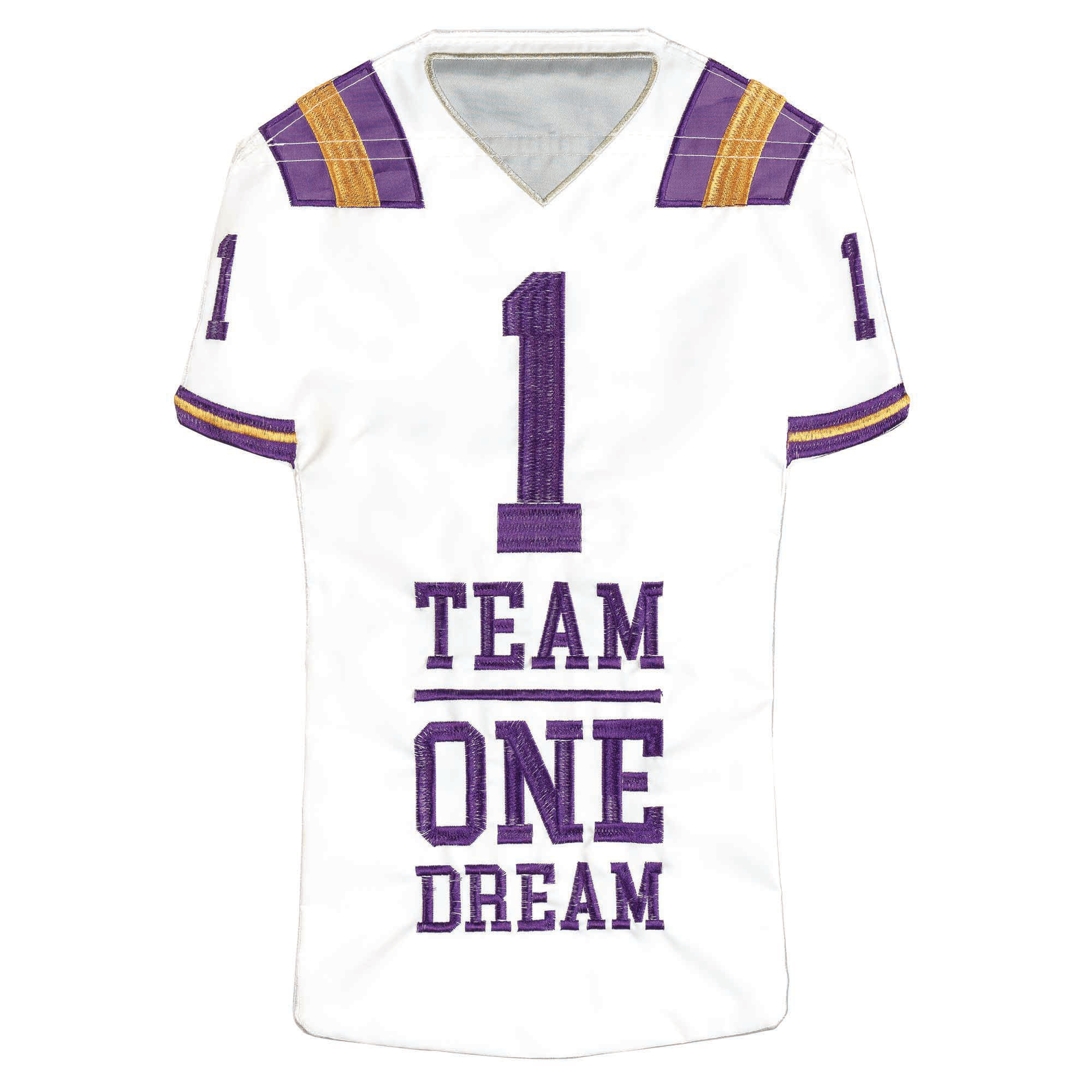 Football Spirit Jersey- Purple/Gold