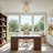 Linen Semi Flush Mount-1080539305