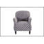 Fauteuil d'appoint rembourré avec pieds en bois-93611480