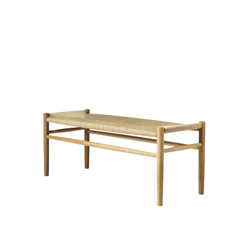 J83 Solid Wood Bench, Natural