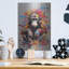 Bungalow Rose « Colourful Monkey » par Andreas Magnusson – Décoration murale en métal, 30,5 cm x 40,6 cm