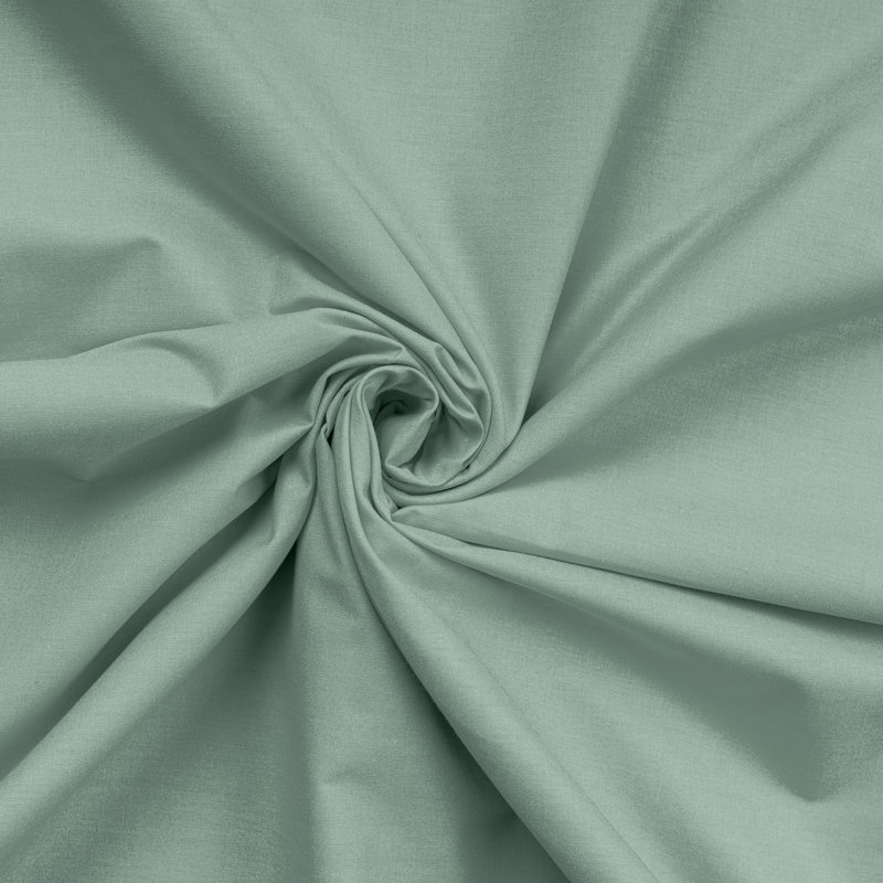 Premium Fitted Sheet, 100% Cotton Ranforce, 55.1 x 78.7 inches | 145 Thread Count, Machine Washable at 86°F | Soft Green Color, Breathable & Durable for Ultimate Comfort in Any Bedroom
