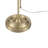Denton Adjustable Height Floor Lamp - Antique Brass