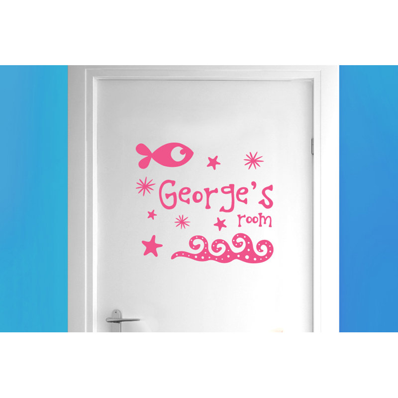 Nautical & Beach Wall Decal, Pink