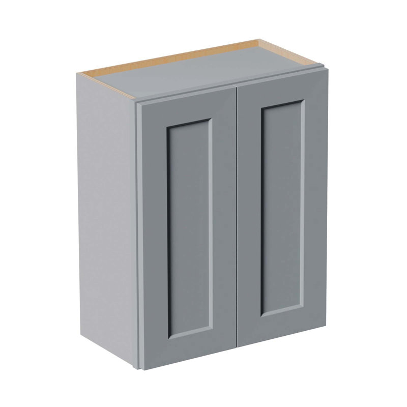 Armoire murale Shaker, Gris, H 30 po x l 24 po x P 12 po