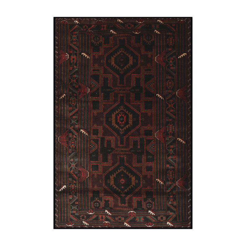 Southwestern Indoor Rug, Rectangle 6' x 9'