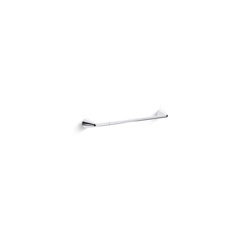 Taper™ by Bjarke Ingels 18" Towel Bar, Polished Chrome