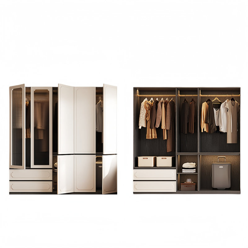 Garde-robe simple et haut de gamme, H 79 po x l 71 po x P 24 po