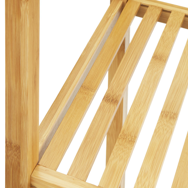 Apfelstadt Solid Wood Freestanding Bathroom Shelves