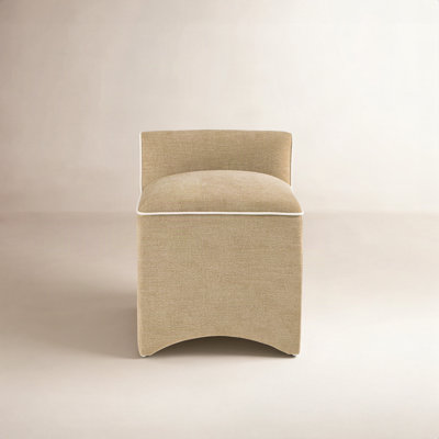 Solid + Manufactured Wood Accent Stool