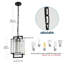 Mini-luminaire suspendu en cristal 1 lumière avec abat-jour en cristal et chaîne réglable pour îlot de cuisine 1 lumière-113741995-120464197