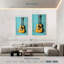Guitare Abarca dans la chambre bleue-108546152