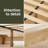 Solid Wood Bed Without Headboard-870448584