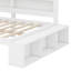 Lit de jour avec armoires de rangement, range-chaussures, structure en bois de pin massif avec ports USB-956259236