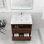 Base de meuble-lavabo mural 30 po Moreno avec plateau en acrylique renforcé Moreno-1162676658