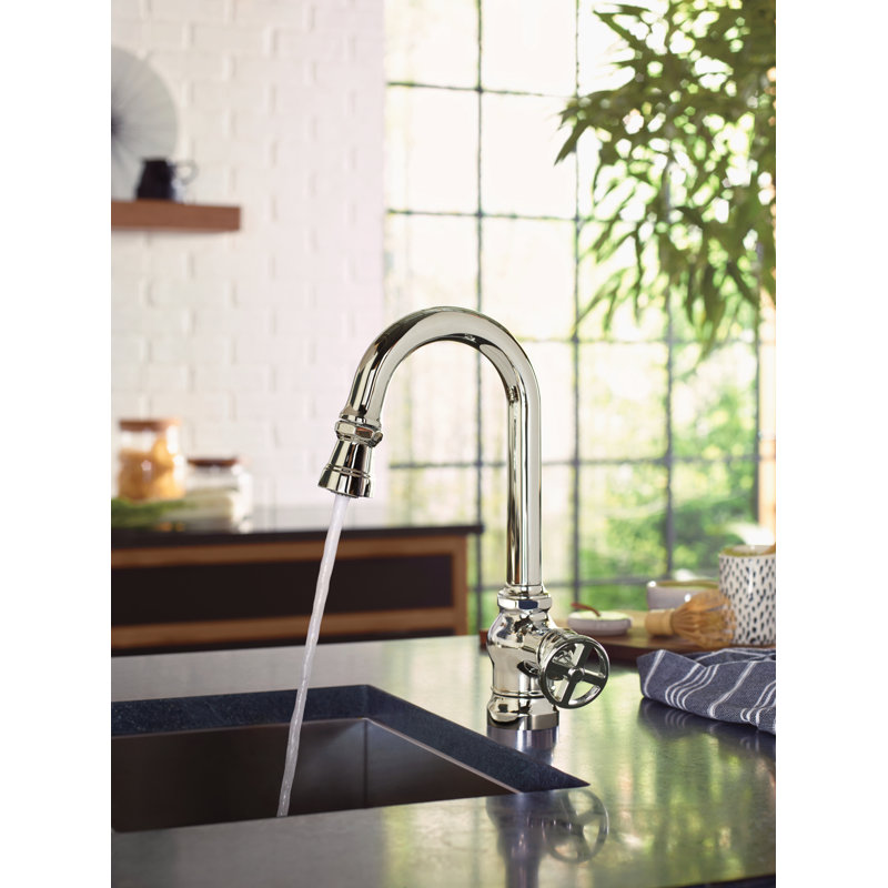 Paterson One-Handle Bar Faucet with Power Clean, Chrome