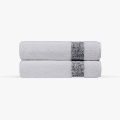 Jonnae 2 pcs Turkish Bath Towels Set