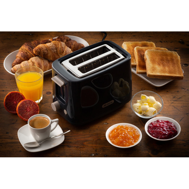 Ariete 2 Slice Breakfast Line Toaster Dark Grey