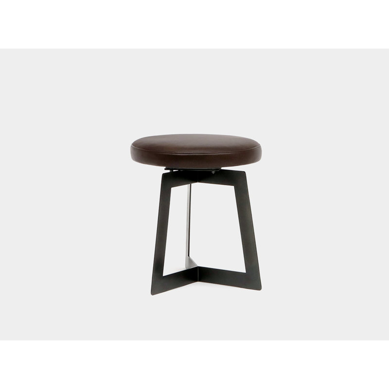 Y Accent Stool, Blackened Steel, Canyon