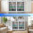 48" Beverage Refrigerator 440 Can Dual Zone Built-in Split Beer Cooler with Four Handles-128488055