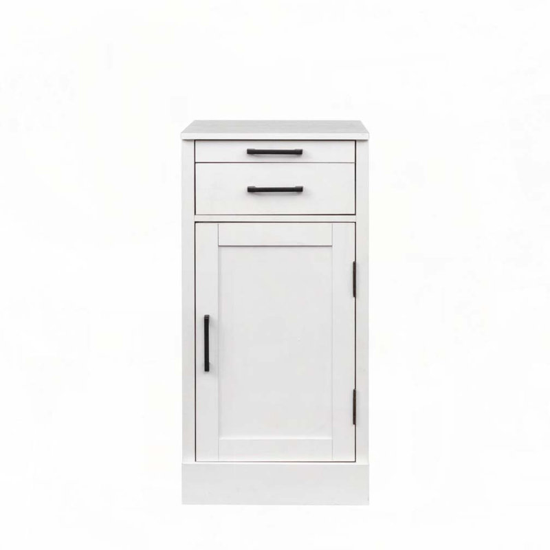Buffet Cabinet with Hutch for Dining Room, White