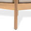 Fauteuil club en bois d'acacia avec coussin de siège Mallorca, ensemble de 1-1649109039