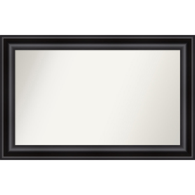 Miroir d'appoint mural en plastique Churchton, 26,75 po x 41,75 po