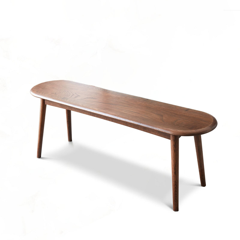 Soild Wood Bench, 16.14" H x 47.24" W x 11.81" D