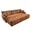Canapé modulaire 3 places avec 3 repose-pieds et coussins-1249698703