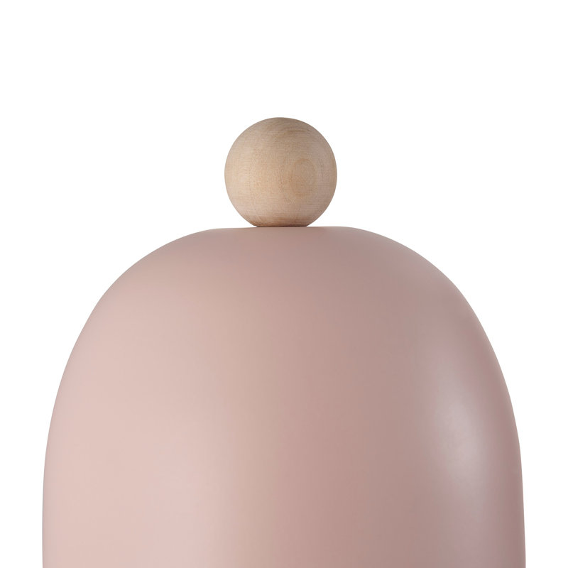 Steel Flush Mounted Sconce, Dusty Rose
