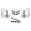 Egg & Dart Plate with Oval Fluted Crystal Door Knob-1885817873